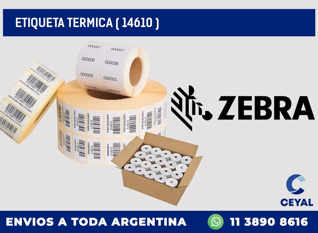 ETIQUETA TERMICA ( 14610 )
