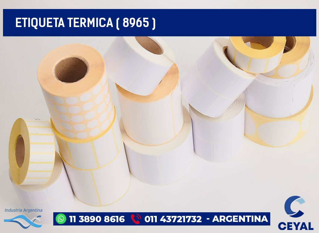 ETIQUETA TERMICA ( 8965 )