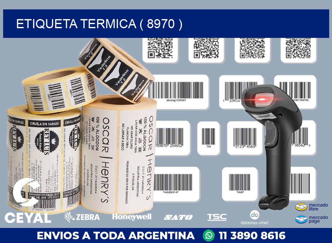ETIQUETA TERMICA ( 8970 )