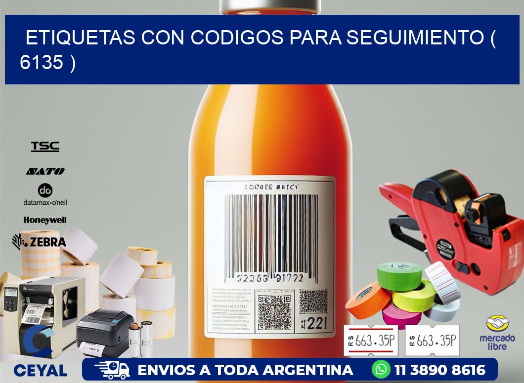 ETIQUETAS CON CODIGOS PARA SEGUIMIENTO ( 6135 )