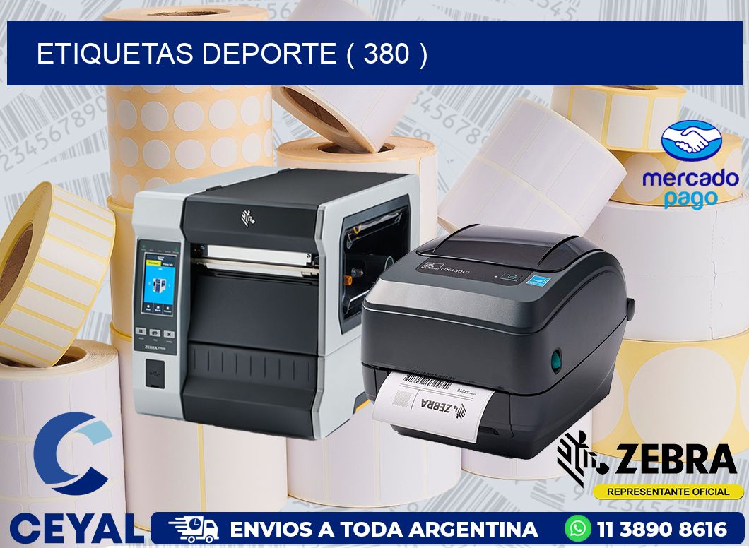 ETIQUETAS DEPORTE ( 380 )