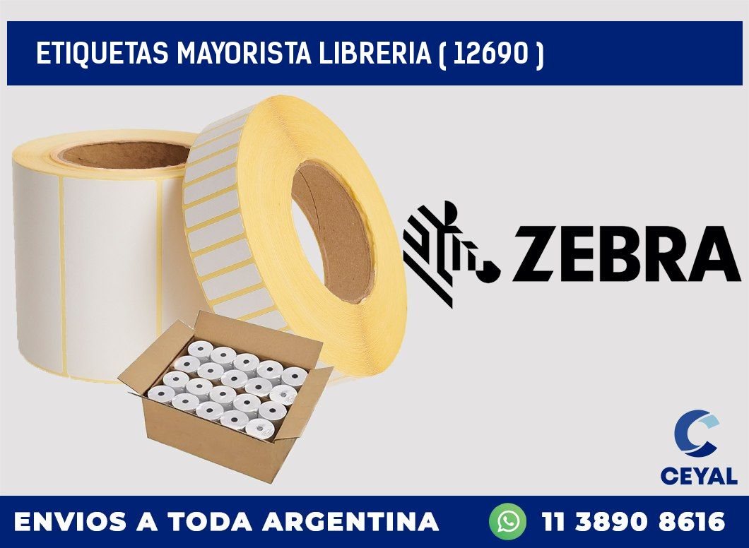 ETIQUETAS MAYORISTA LIBRERIA ( 12690 )