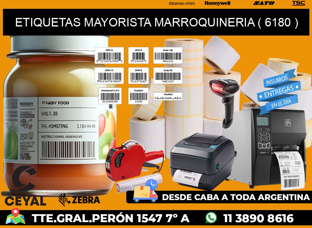 ETIQUETAS MAYORISTA MARROQUINERIA ( 6180 )