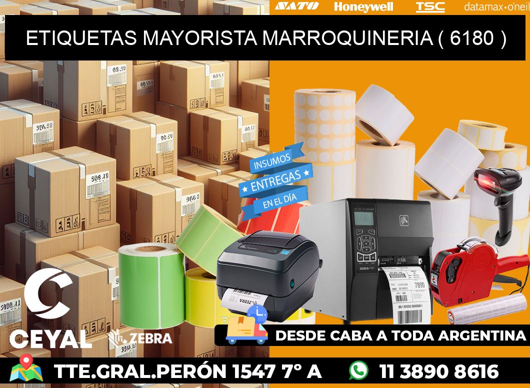 ETIQUETAS MAYORISTA MARROQUINERIA ( 6180 )