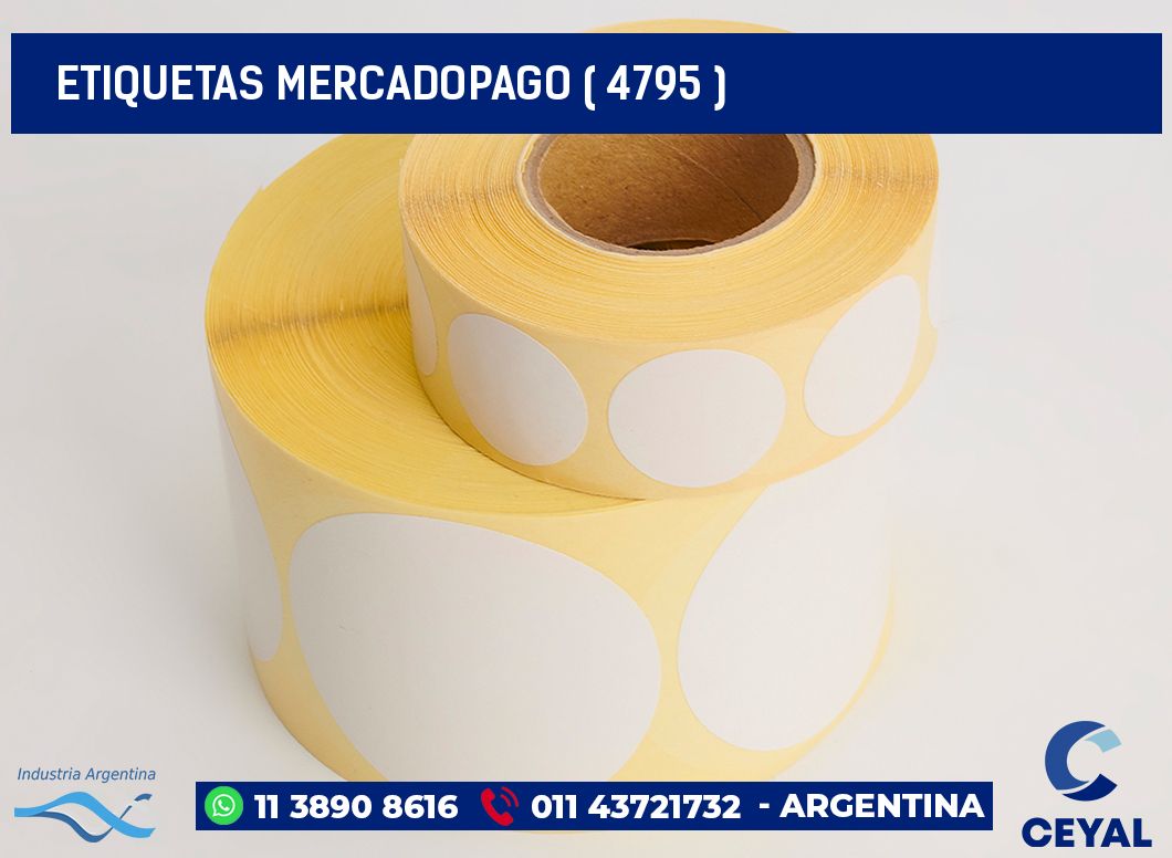 ETIQUETAS MERCADOPAGO ( 4795 )
