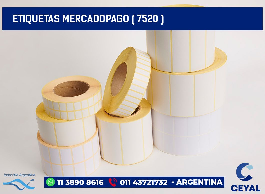 ETIQUETAS MERCADOPAGO ( 7520 )