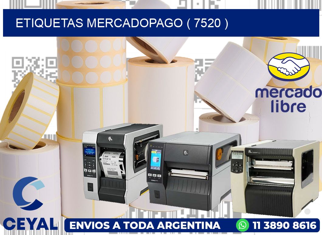 ETIQUETAS MERCADOPAGO ( 7520 )