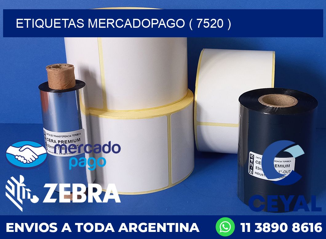 ETIQUETAS MERCADOPAGO ( 7520 )