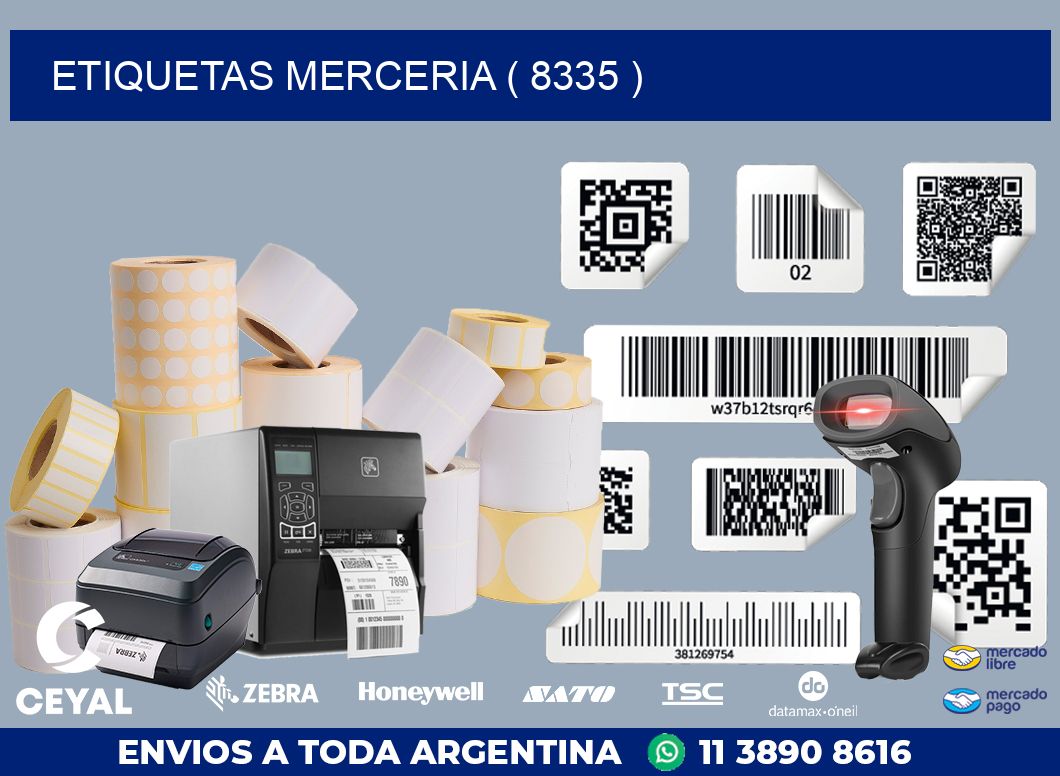 ETIQUETAS MERCERIA ( 8335 )