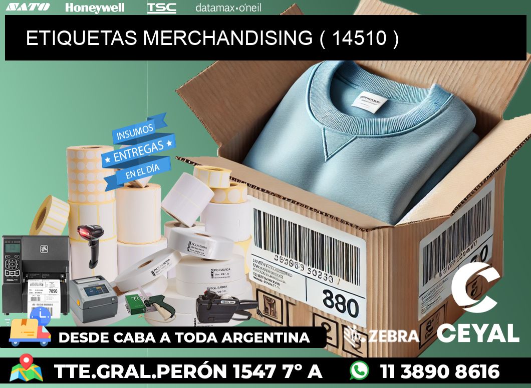 ETIQUETAS MERCHANDISING ( 14510 )