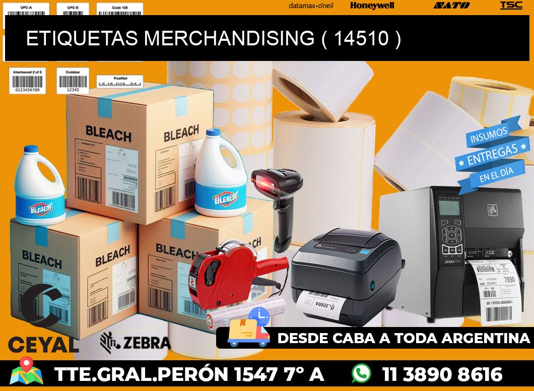 ETIQUETAS MERCHANDISING ( 14510 )