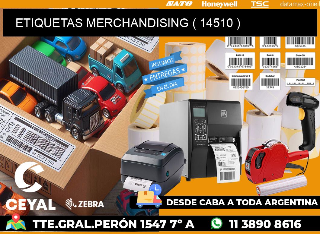 ETIQUETAS MERCHANDISING ( 14510 )