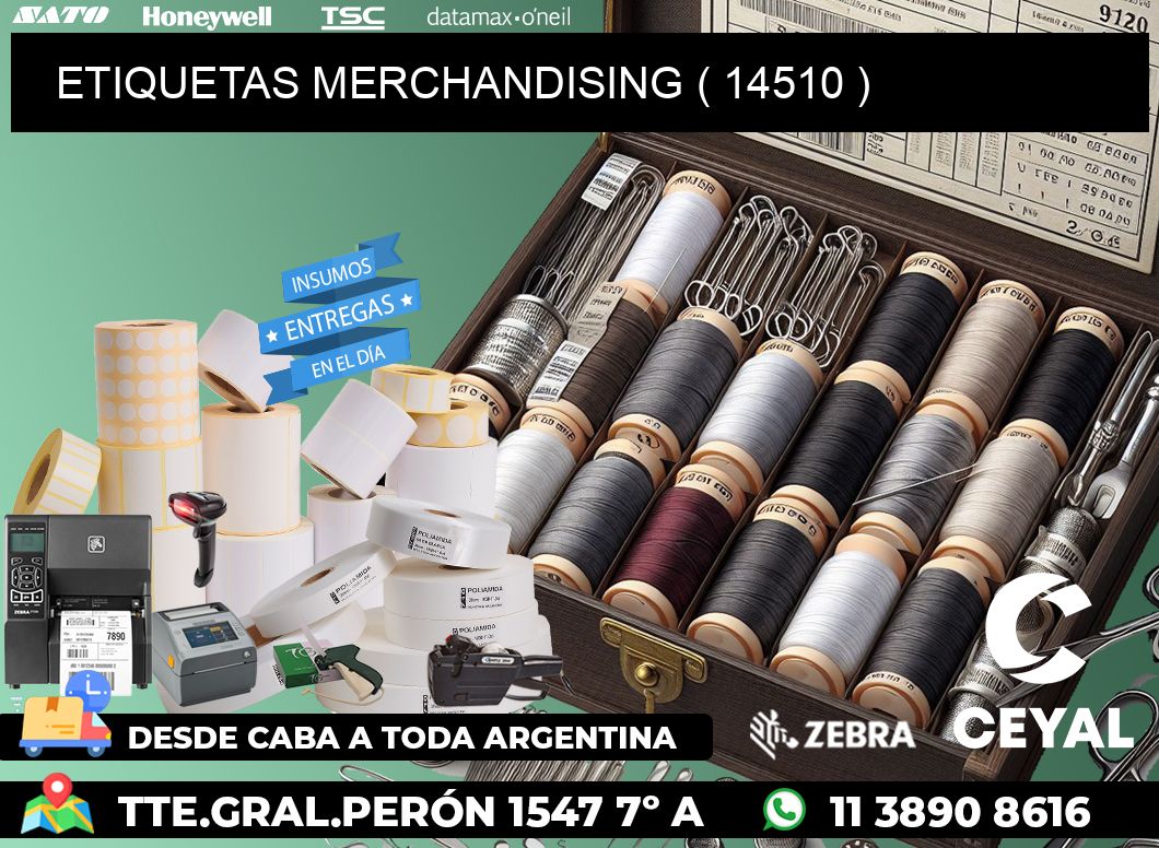 ETIQUETAS MERCHANDISING ( 14510 )