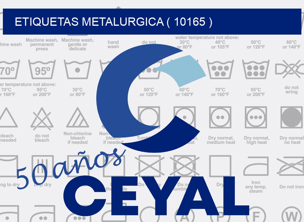 ETIQUETAS METALURGICA ( 10165 )
