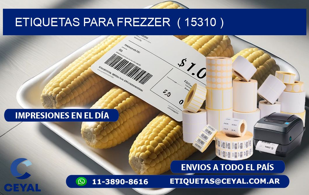 ETIQUETAS PARA FREZZER  ( 15310 )