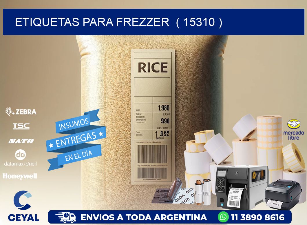 ETIQUETAS PARA FREZZER  ( 15310 )