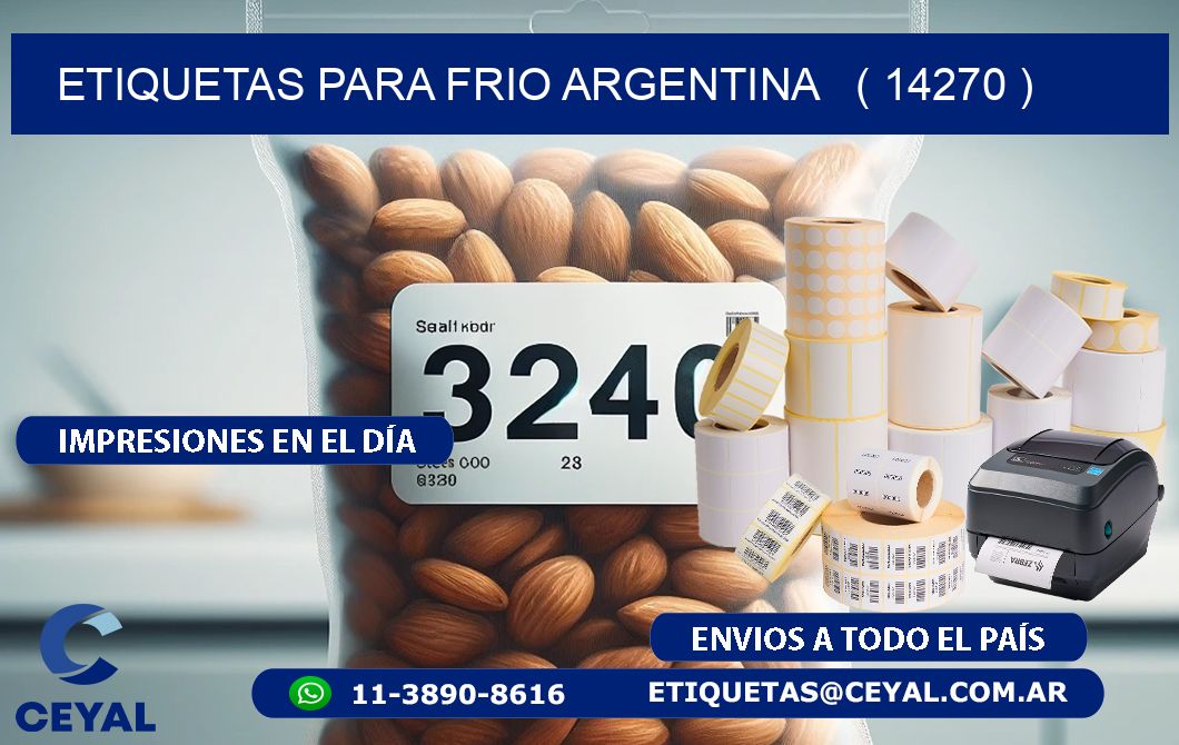 ETIQUETAS PARA FRIO ARGENTINA   ( 14270 )