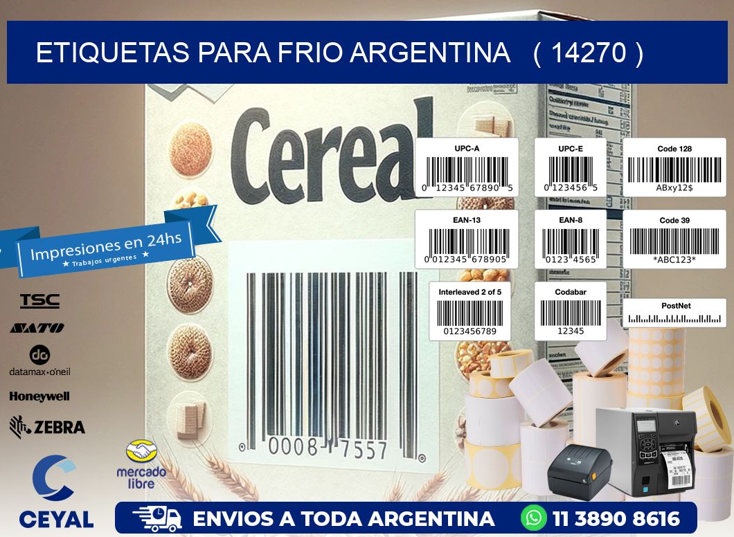 ETIQUETAS PARA FRIO ARGENTINA   ( 14270 )