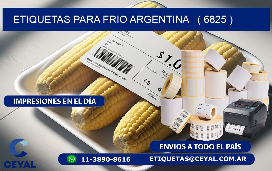 ETIQUETAS PARA FRIO ARGENTINA   ( 6825 )