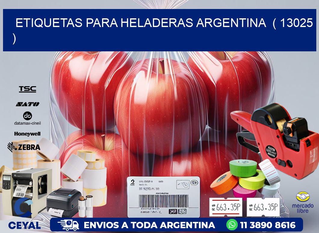 ETIQUETAS PARA HELADERAS ARGENTINA  ( 13025 )