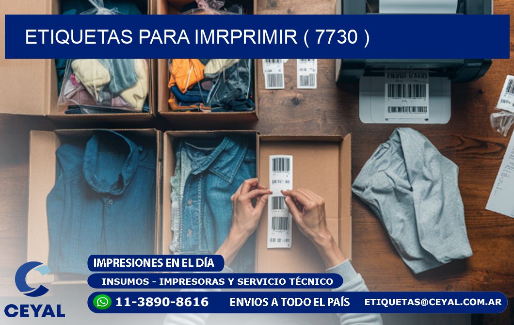 ETIQUETAS PARA IMRPRIMIR ( 7730 )