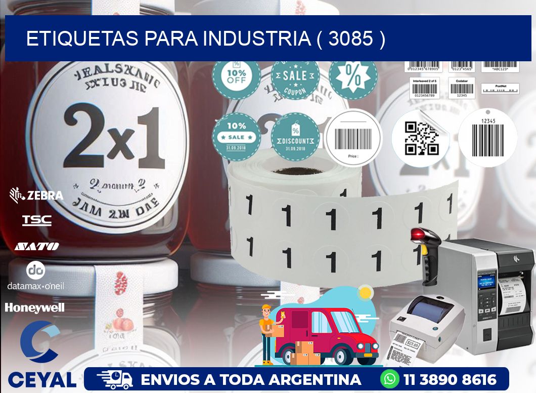 ETIQUETAS PARA INDUSTRIA ( 3085 )