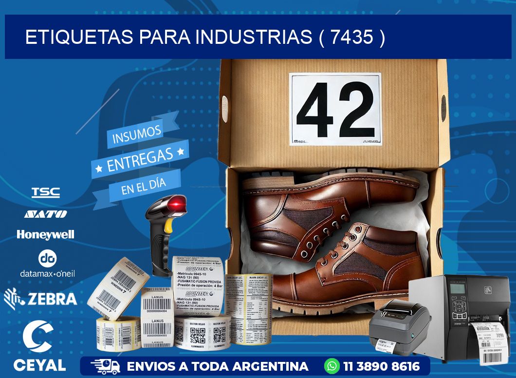 ETIQUETAS PARA INDUSTRIAS ( 7435 )