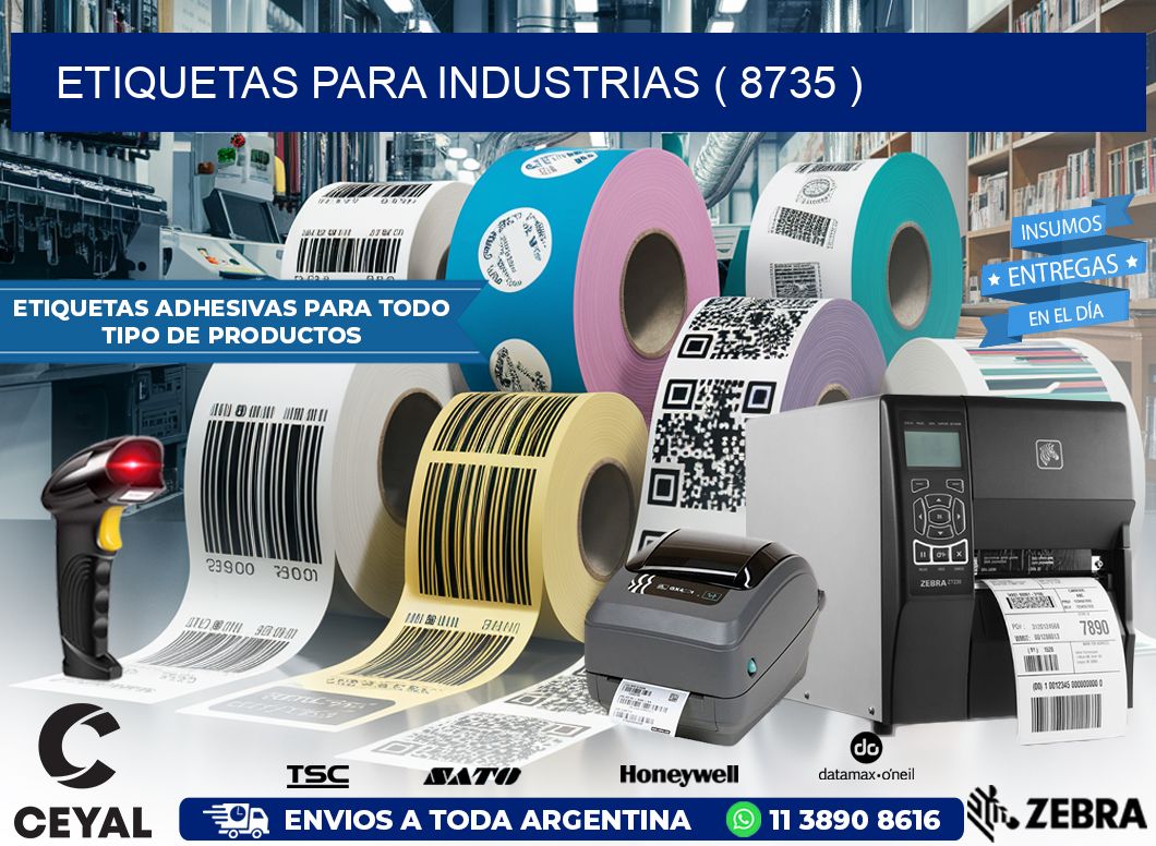 ETIQUETAS PARA INDUSTRIAS ( 8735 )