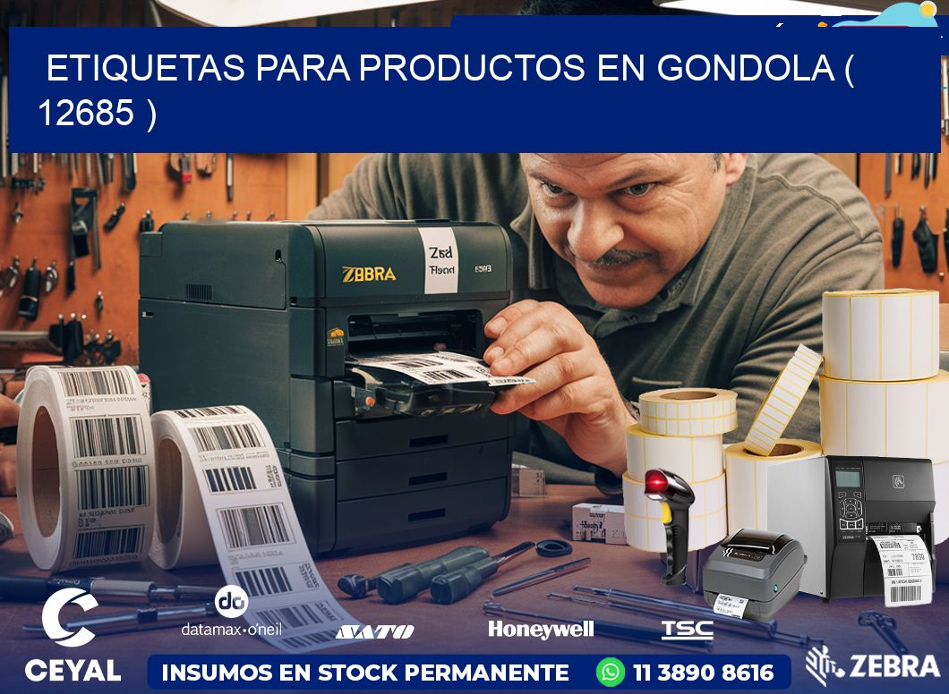 ETIQUETAS PARA PRODUCTOS EN GONDOLA ( 12685 )