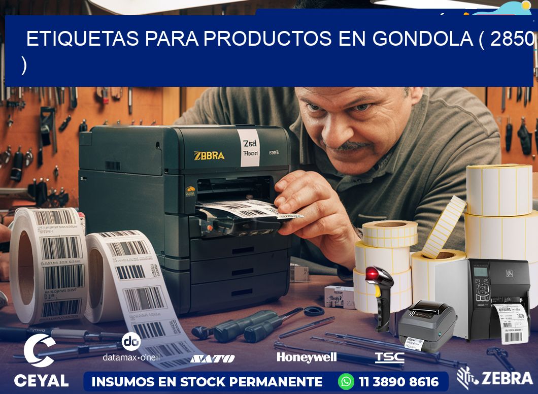ETIQUETAS PARA PRODUCTOS EN GONDOLA ( 2850 )