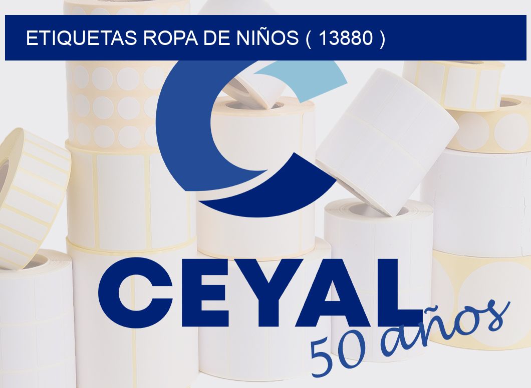 ETIQUETAS ROPA DE NIÑOS ( 13880 )