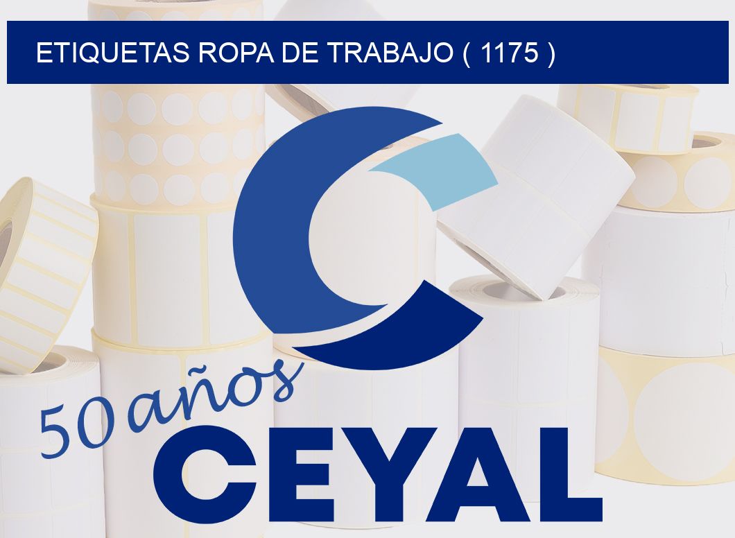 ETIQUETAS ROPA DE TRABAJO ( 1175 )