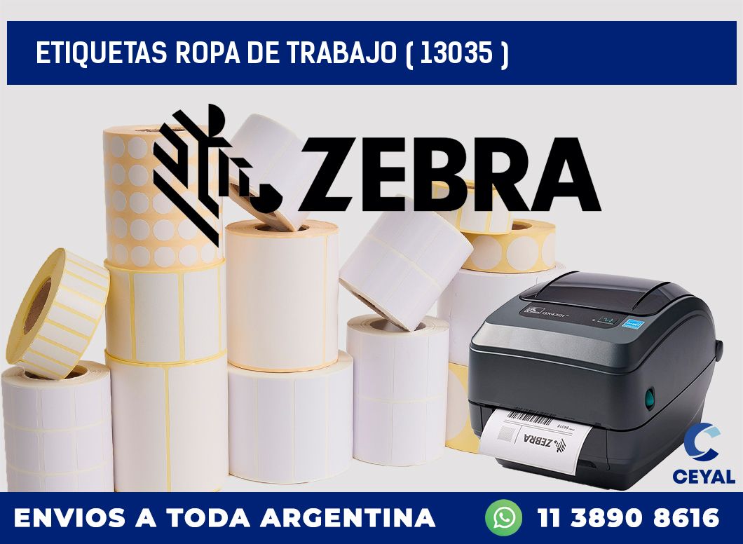 ETIQUETAS ROPA DE TRABAJO ( 13035 )