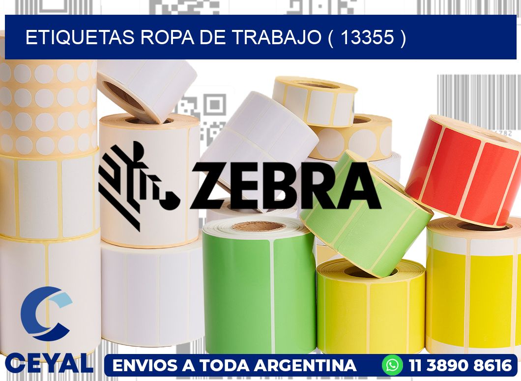 ETIQUETAS ROPA DE TRABAJO ( 13355 )