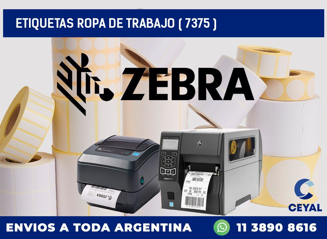 ETIQUETAS ROPA DE TRABAJO ( 7375 )