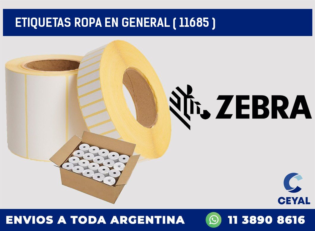 ETIQUETAS ROPA EN GENERAL ( 11685 )