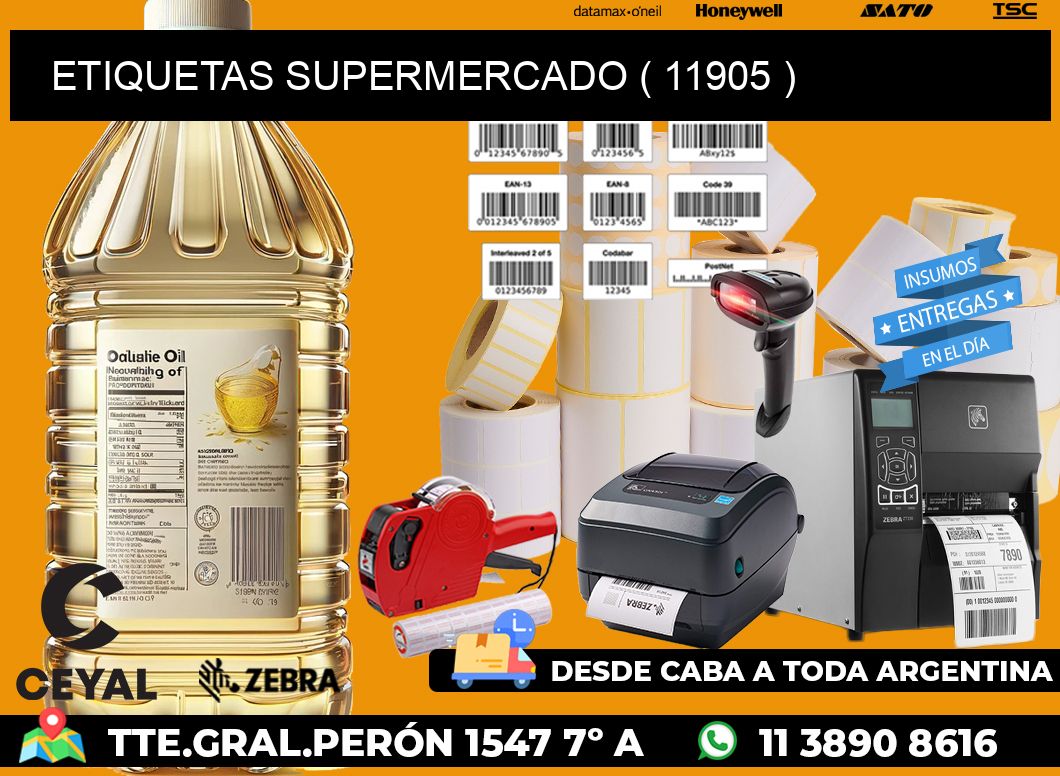 ETIQUETAS SUPERMERCADO ( 11905 )