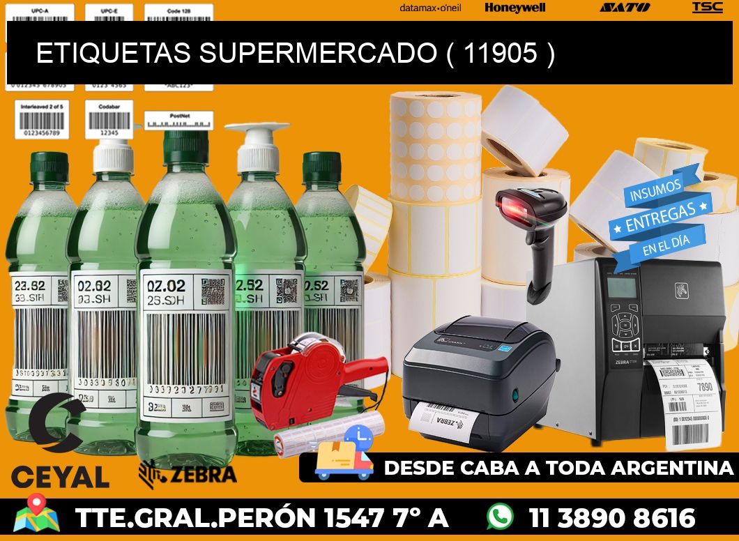 ETIQUETAS SUPERMERCADO ( 11905 )