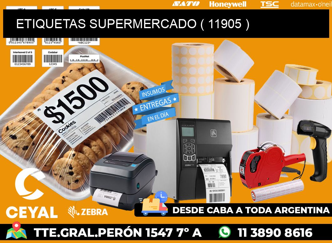 ETIQUETAS SUPERMERCADO ( 11905 )