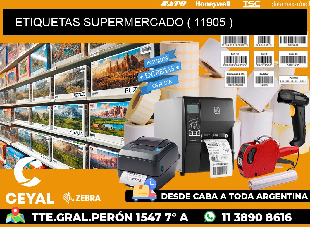 ETIQUETAS SUPERMERCADO ( 11905 )