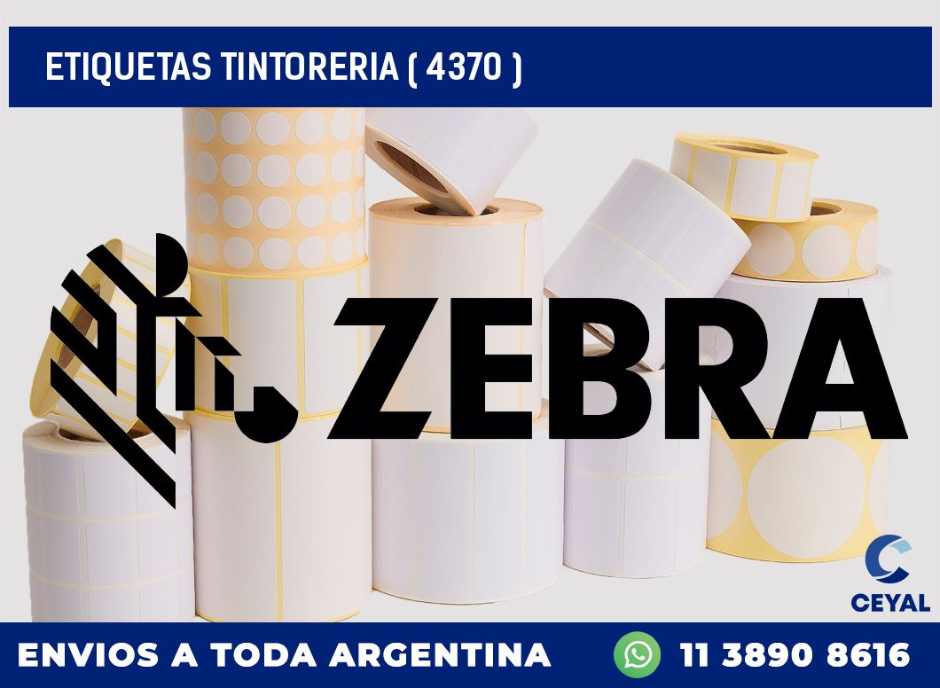 ETIQUETAS TINTORERIA ( 4370 )