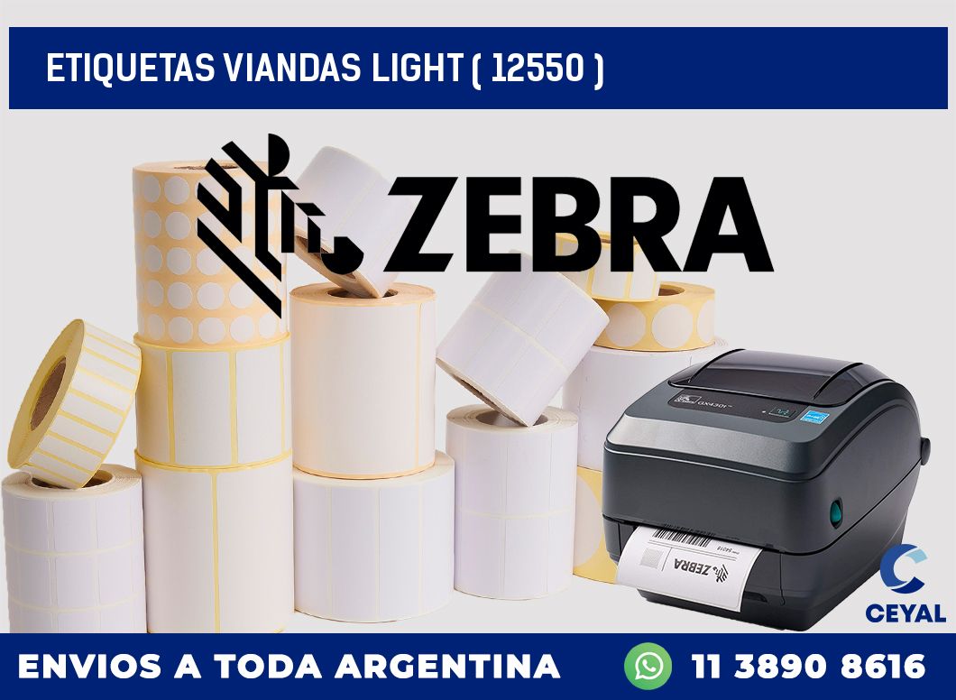 ETIQUETAS VIANDAS LIGHT ( 12550 )