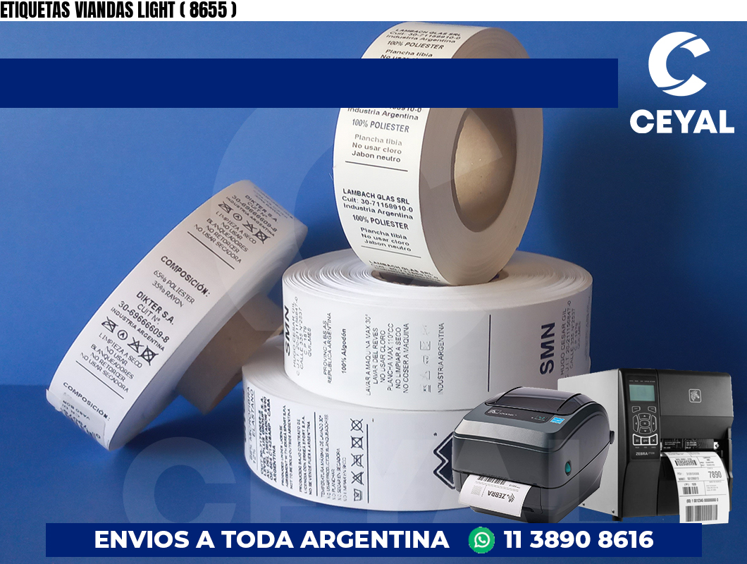 ETIQUETAS VIANDAS LIGHT ( 8655 )
