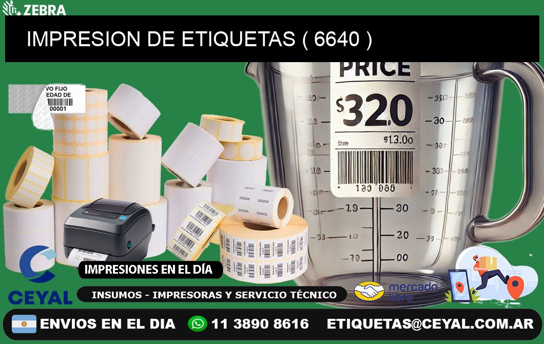 IMPRESION DE ETIQUETAS ( 6640 )