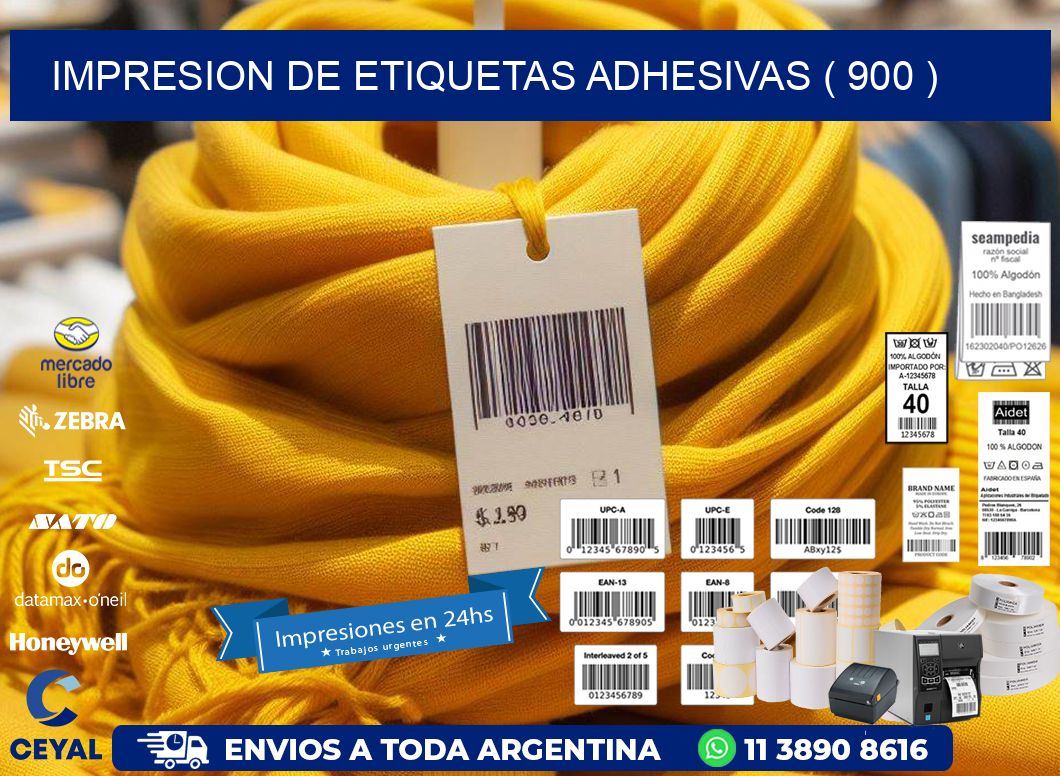 IMPRESION DE ETIQUETAS ADHESIVAS ( 900 )