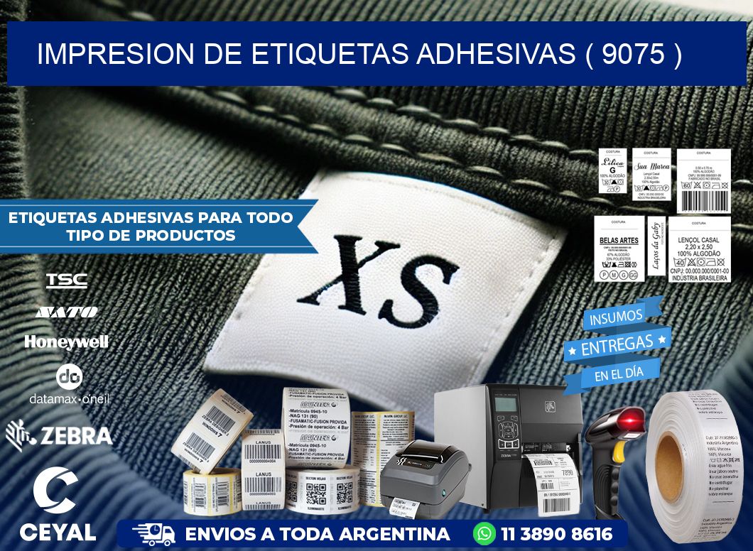 IMPRESION DE ETIQUETAS ADHESIVAS ( 9075 )