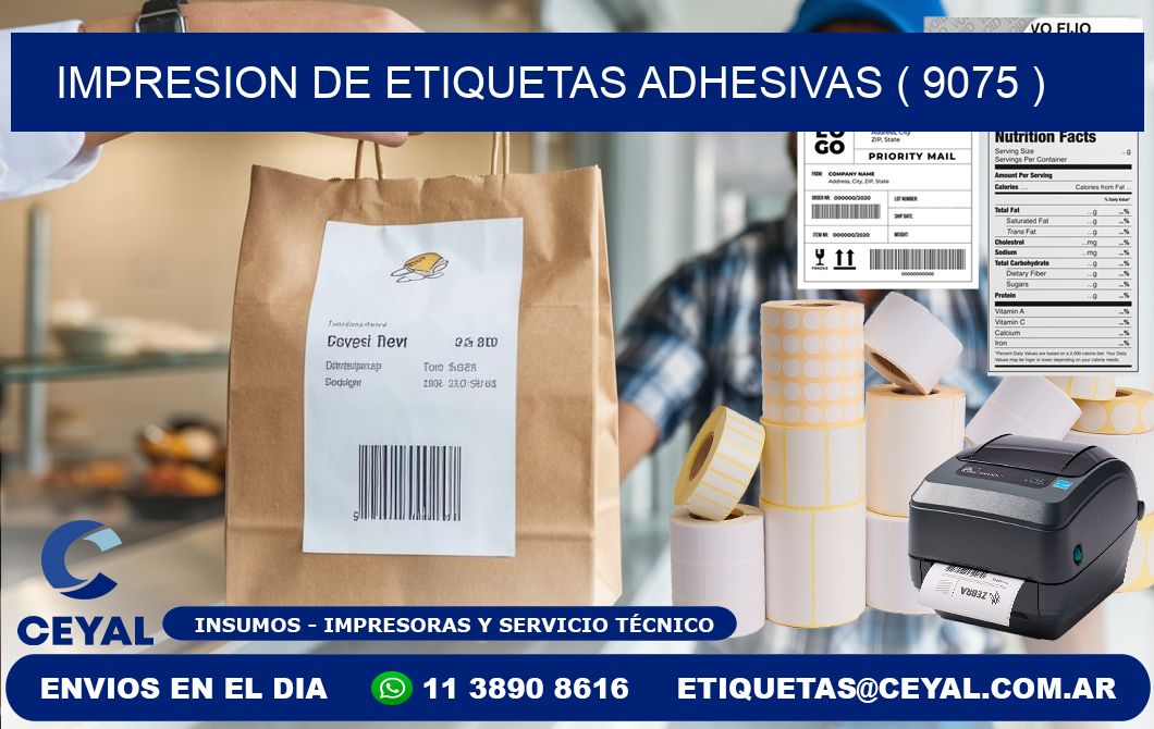 IMPRESION DE ETIQUETAS ADHESIVAS ( 9075 )