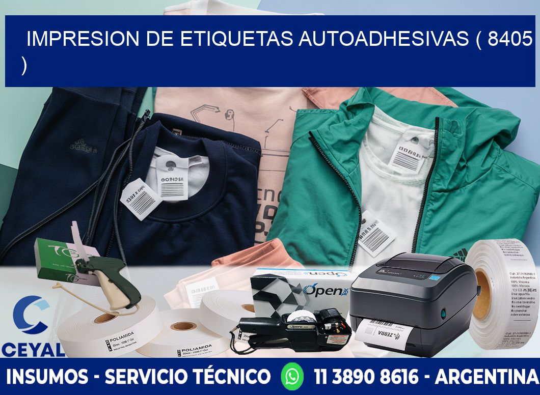 IMPRESION DE ETIQUETAS AUTOADHESIVAS ( 8405 )
