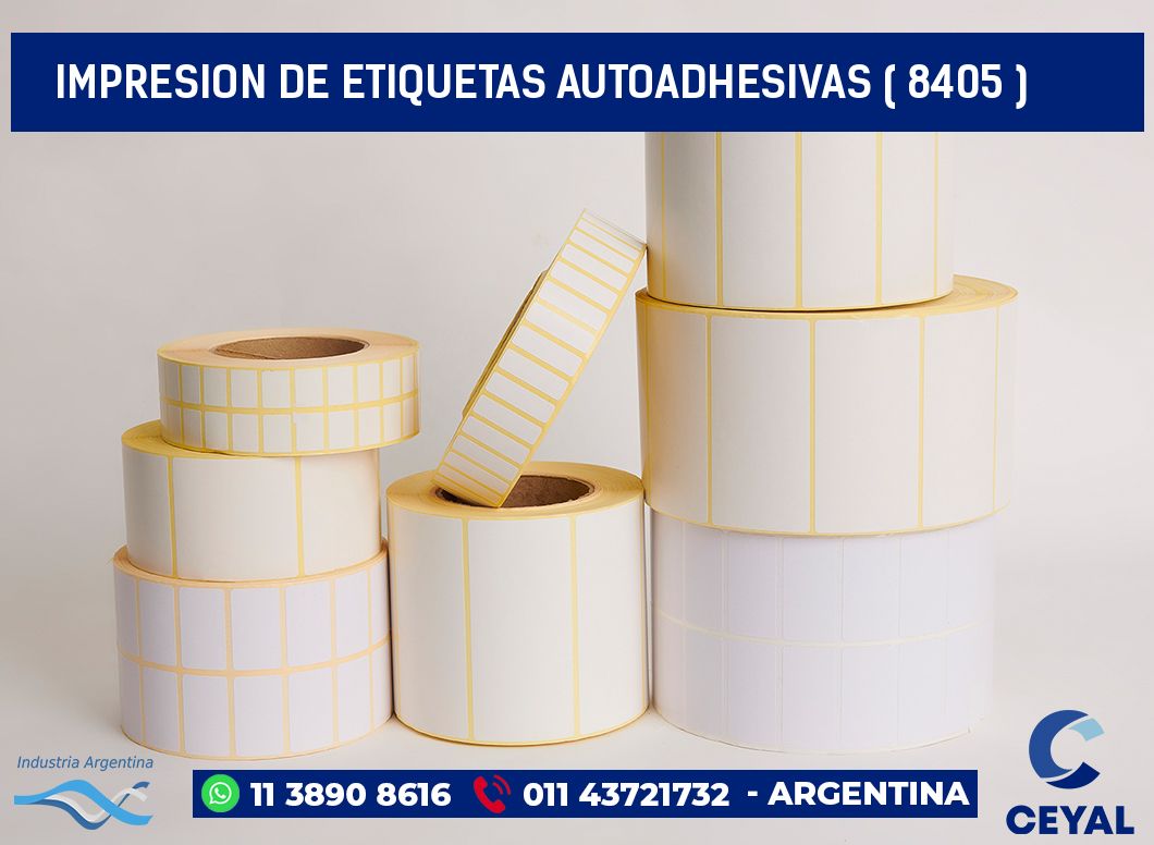 IMPRESION DE ETIQUETAS AUTOADHESIVAS ( 8405 )