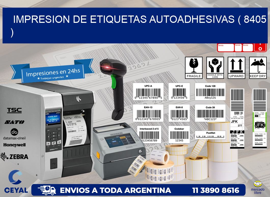 IMPRESION DE ETIQUETAS AUTOADHESIVAS ( 8405 )